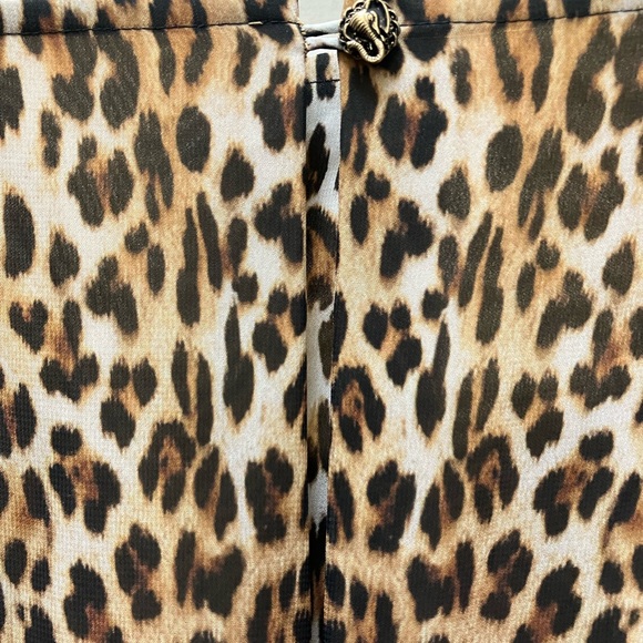 C Wonder Animal Print Silky Dress - Picture 5 of 5